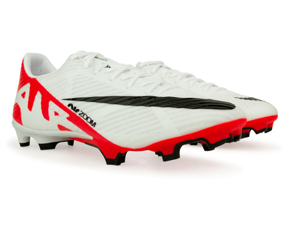 Nike Men's Zoom Mercurial Vapor 15 Academy FG/MG White/Red