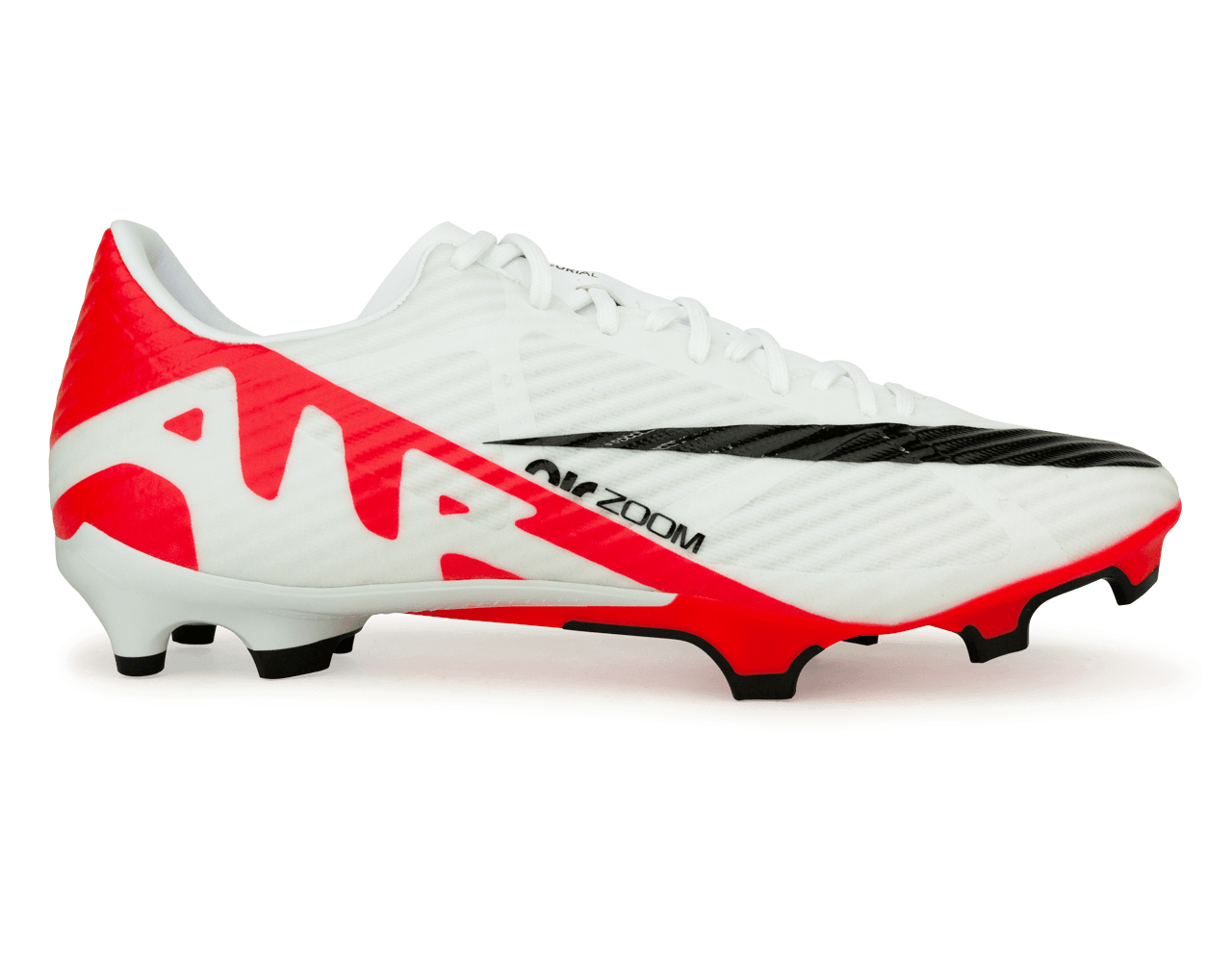 Nike Men's Zoom Mercurial Vapor 15 Academy FG/MG White/Red