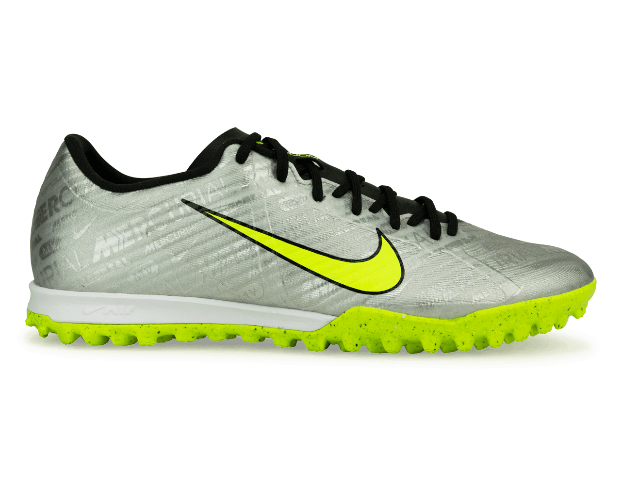 Nike Men's Zoom Mercurial Vapor 15 Academy XXV TF Silver/Volt