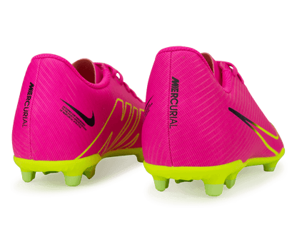 Nike Kids Zoom Mercurial Vapor 15 Club FG/MG Pink/Volt