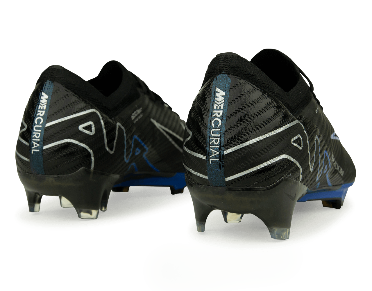 Nike Men's Zoom Mercurial Vapor 15 Elite FG Black/Blue