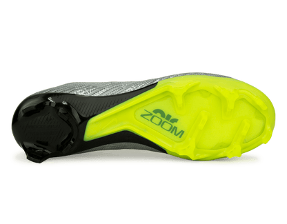 Nike Men's Zoom Mercurial Vapor 15 Elite XXV FG Silver/Volt
