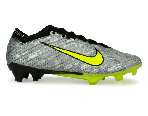 Nike Men's Zoom Mercurial Vapor 15 Elite XXV FG Silver/Volt