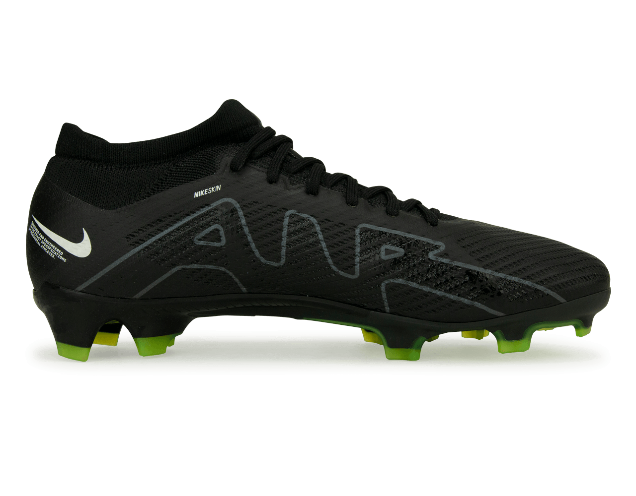 Nike Men's Zoom Mercurial Vapor 15 Pro FG Black/Volt