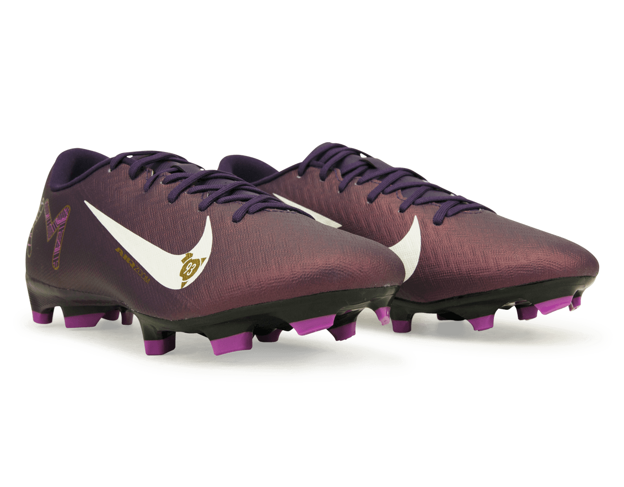Nike Men's Zoom Mercurial Vapor 16 Academy KM FG/MG Grand Purple/Pale Ivory