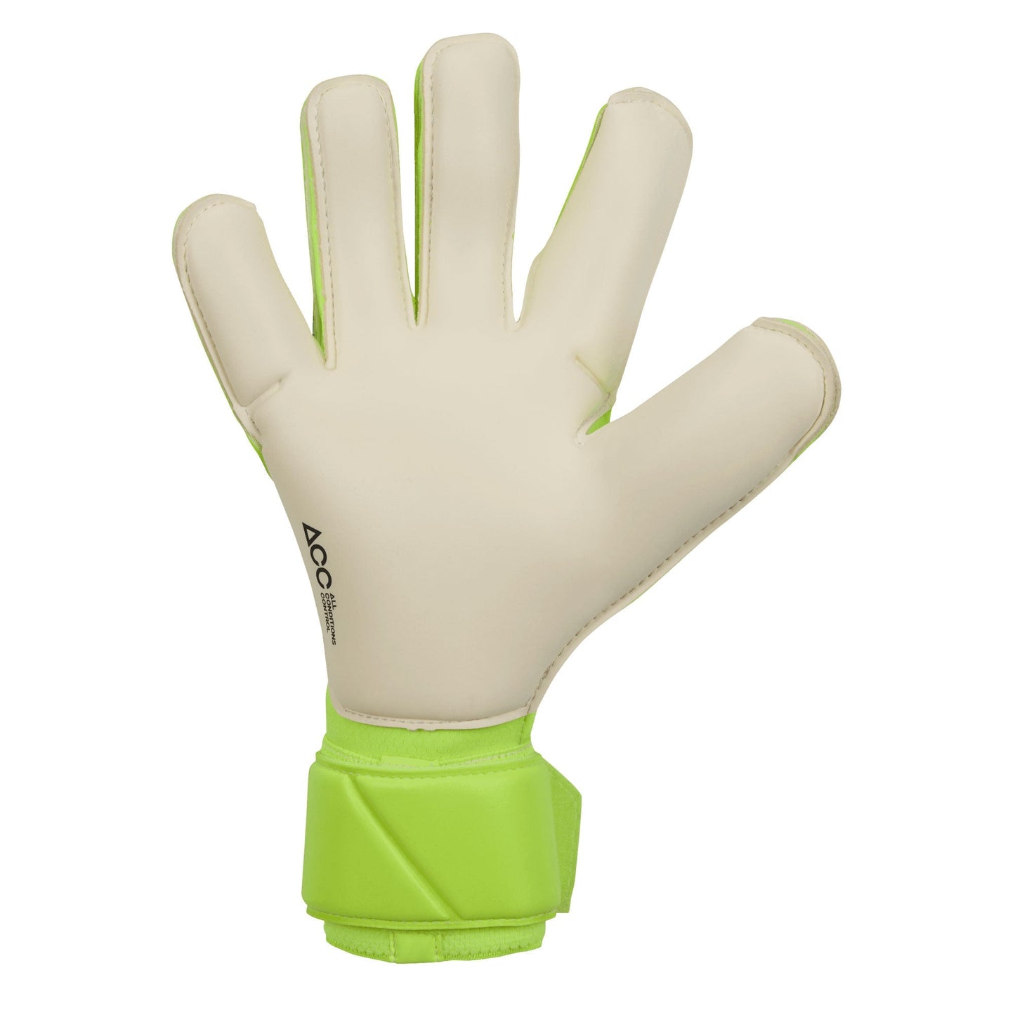 Nike Men's Vapor Grip 3 Goalkeeper Gloves Volt/Black/Metallic Silver