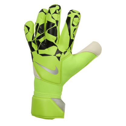 Nike Men's Vapor Grip 3 Goalkeeper Gloves Volt/Black/Metallic Silver