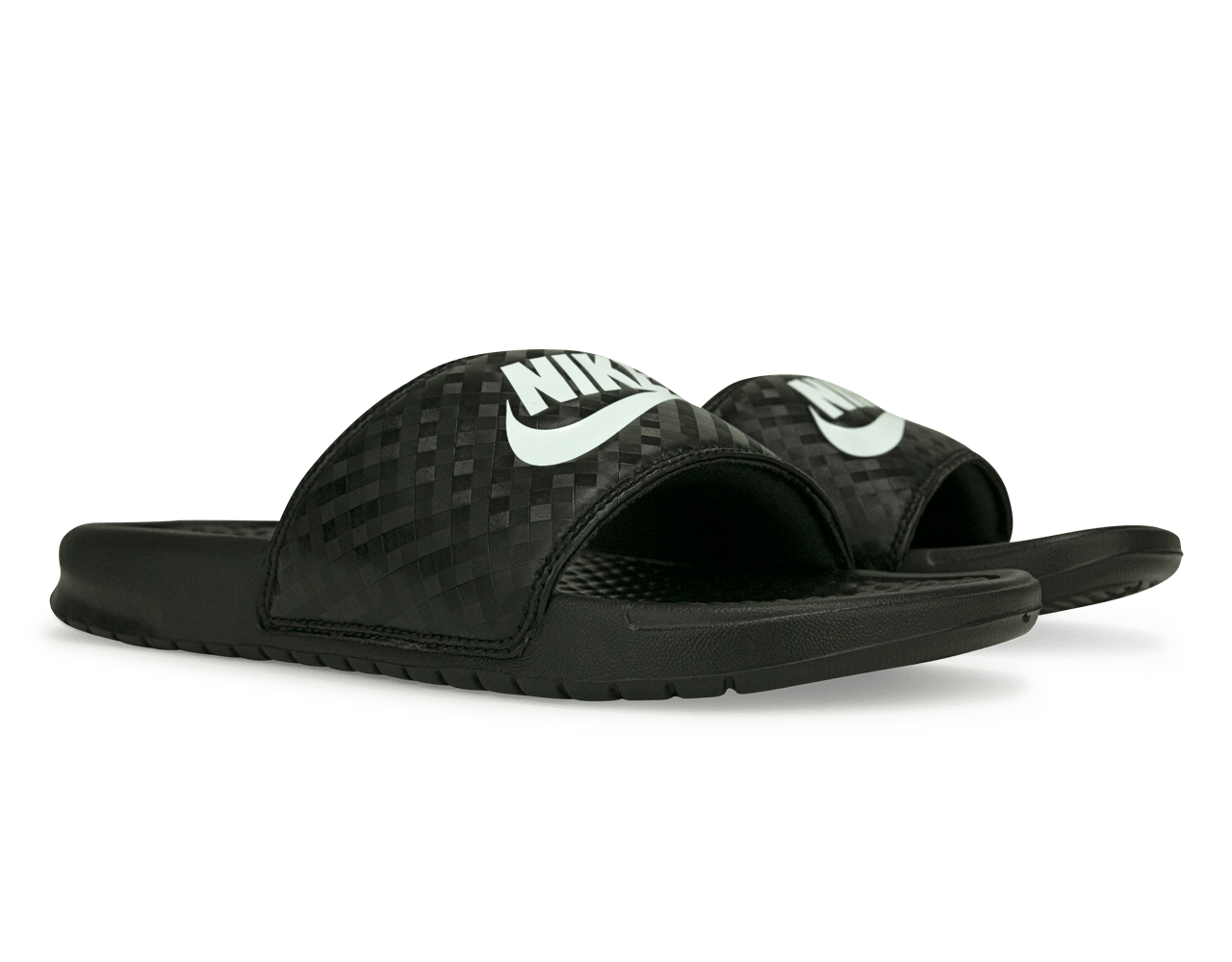 Nike Women's Benassi JDI Sandal Black/White