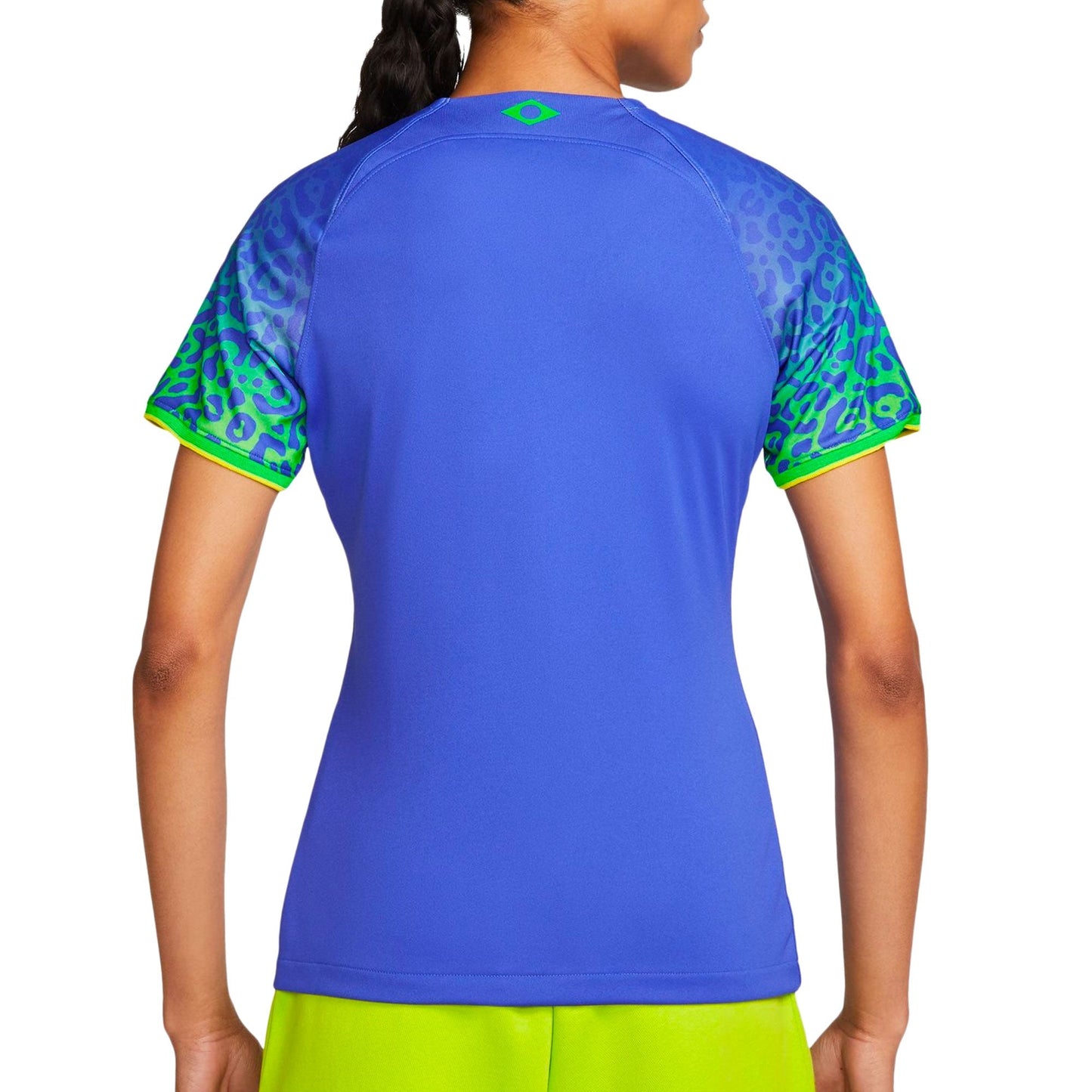 Nike Women's Brazil 2022/23 Away Jersey Paramount Blue/Green Spark