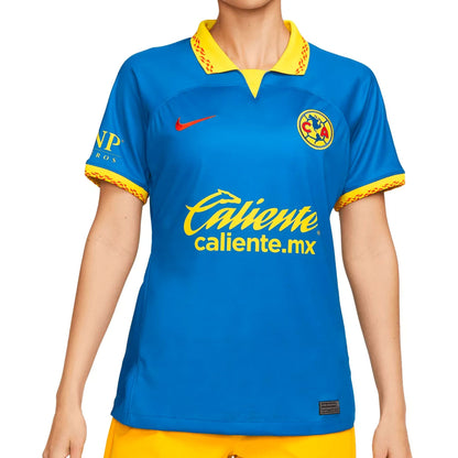 Nike Women's Club America 2023/24 Away Jersey Blue/Yellow