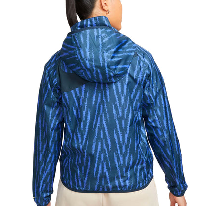 Nike Women's Club America AWF Jacket Armory Navy/Lemon Chiffon