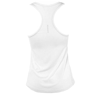 Nike Women's Dry Tank Running Sleeveless Singlet Shirt White