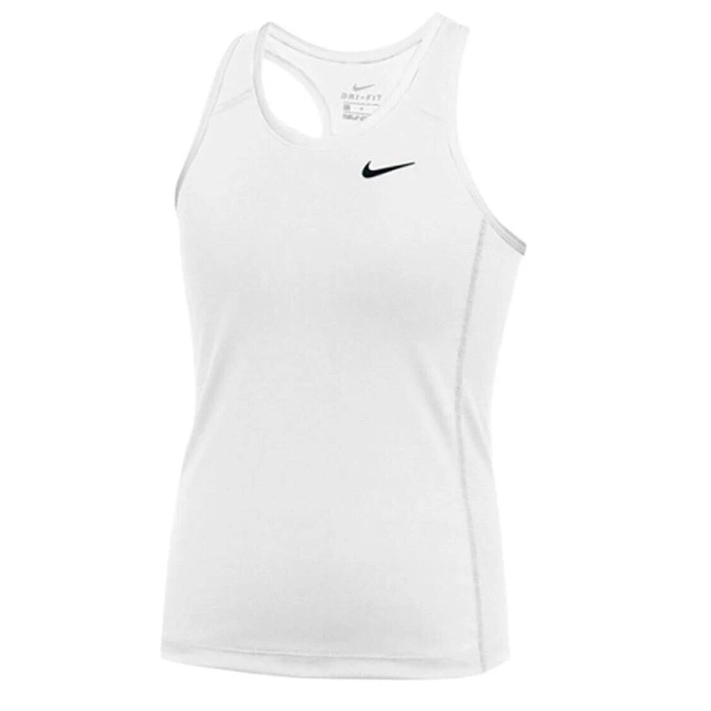 Nike Women's Dry Tank Running Sleeveless Singlet Shirt White