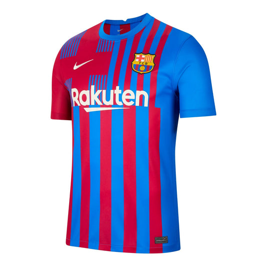 Nike Kids FC Barcelona 2021/22 Home Jersey Soar/Pale Ivory