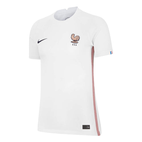 Nike Women's France 2022 Away Jersey White/Pink