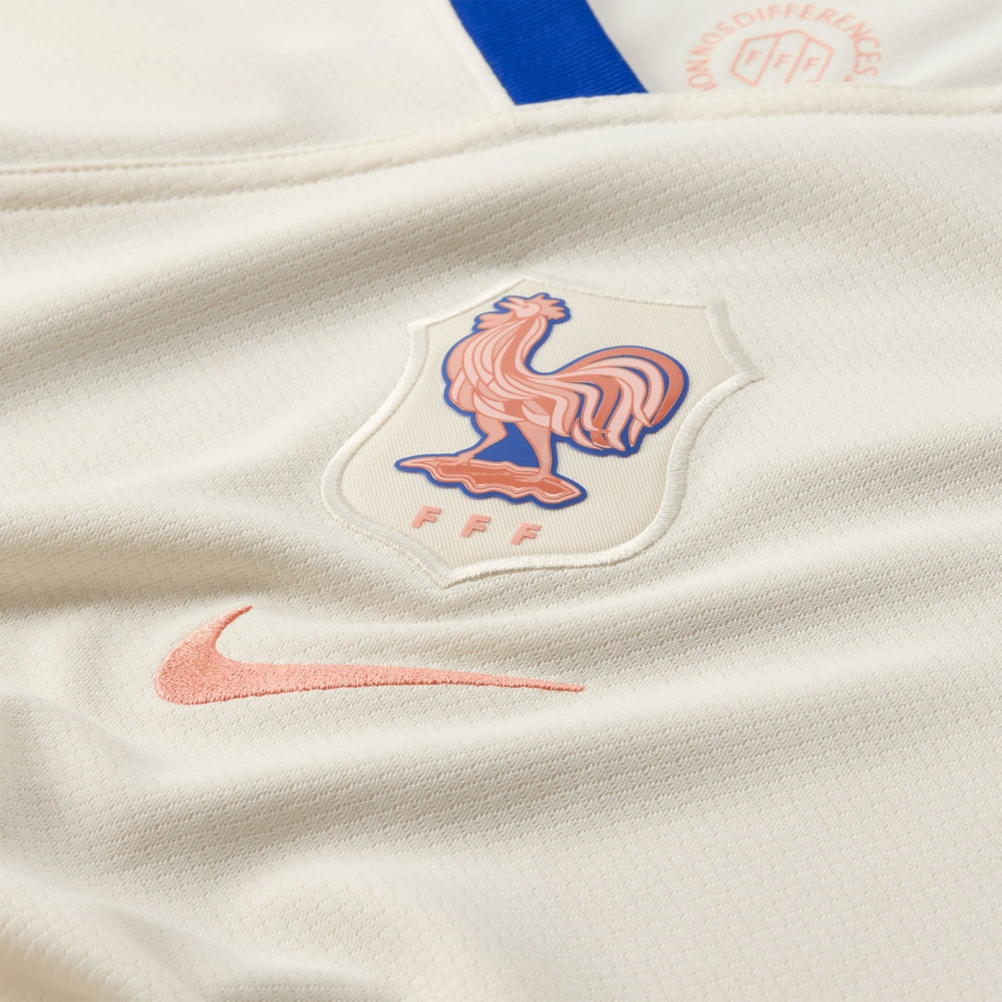 Nike Women's France 2025/26 Away Jersey Pale Ivory/Blue