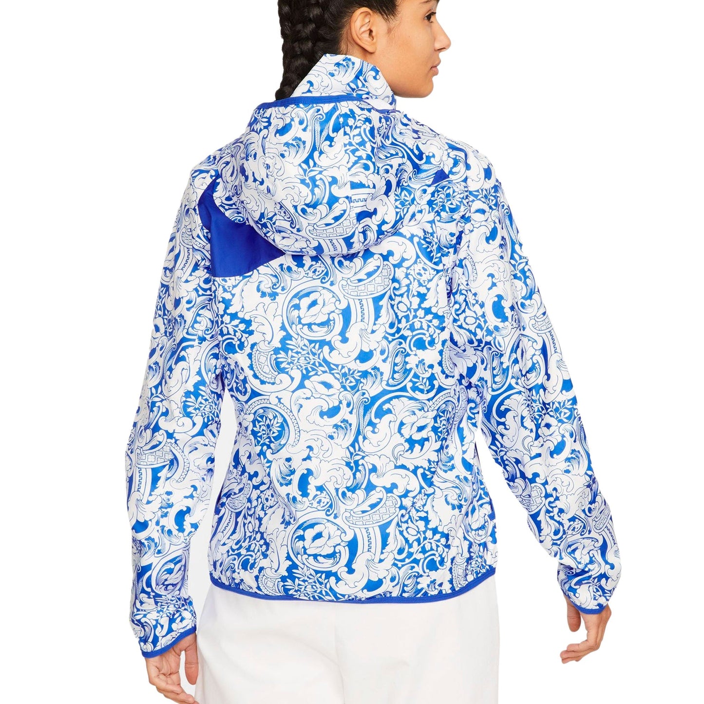 Nike Women's France Jacket White/ Hyper Cobalt