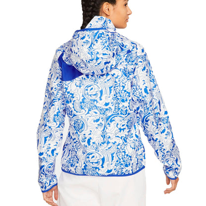 Nike Women's France Jacket White/ Hyper Cobalt