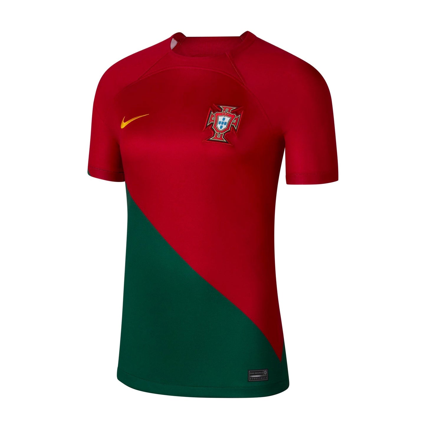 Nike Women's Portugal 2022/23 Home Jersey Pepper Red/Gold Dart