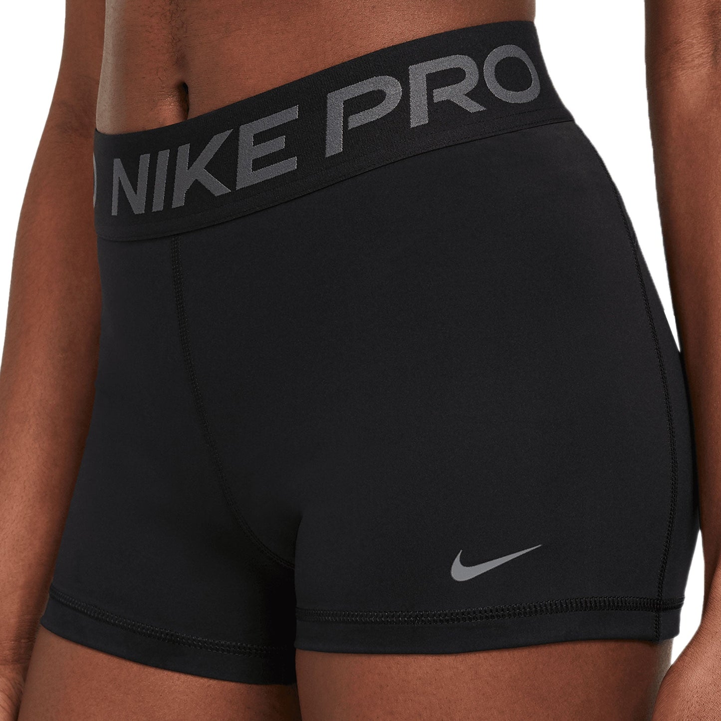 Nike Women's Pro 3" Short  Black/Iron Grey