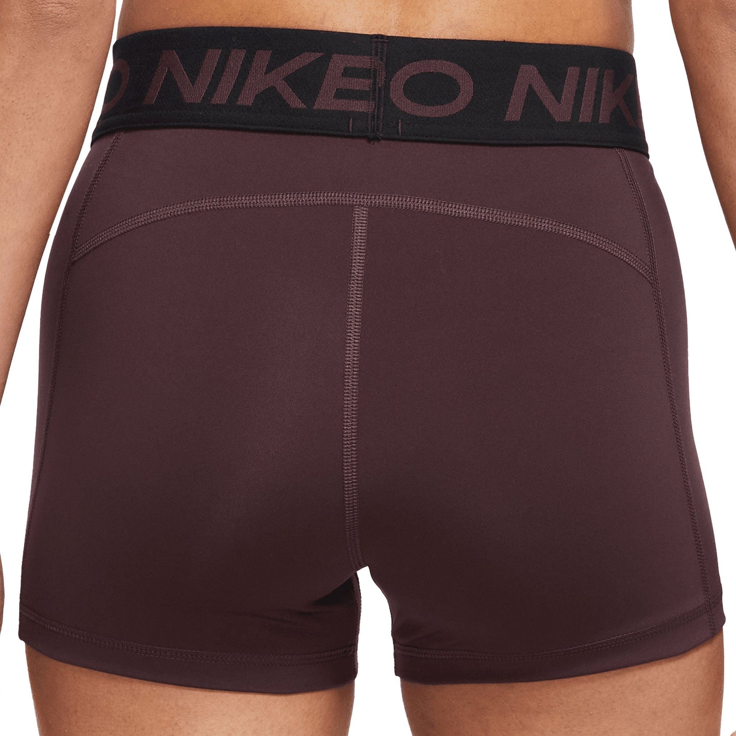 Nike Women's Pro 3" Short Burgundy/Black