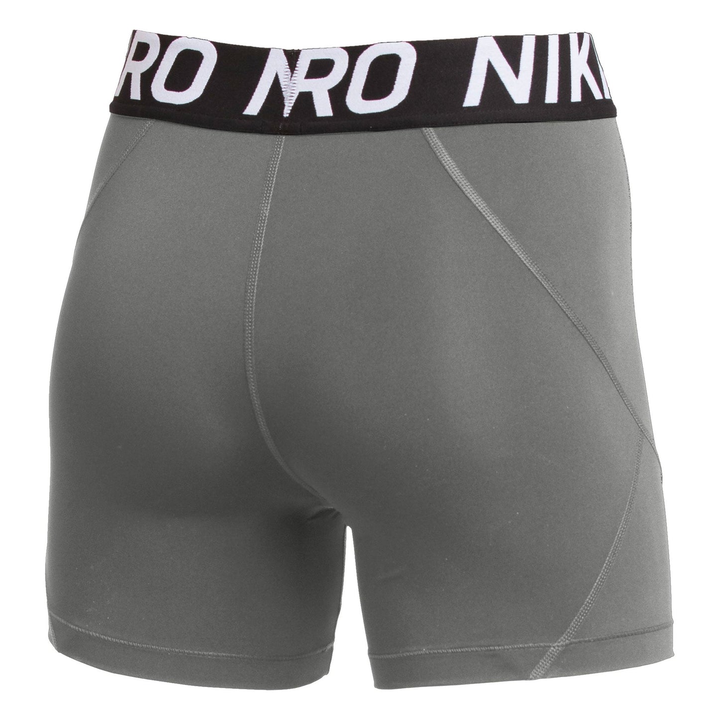 Nike Women's Pro 5 Inch Shorts Carbon Heather/Black