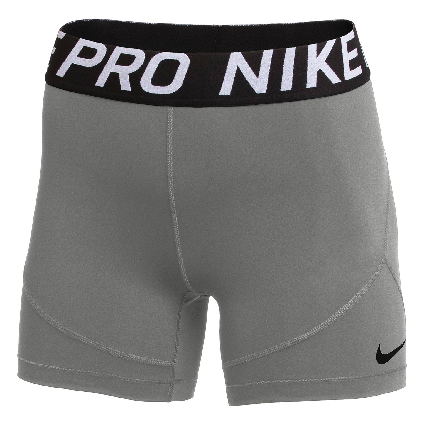 Nike Women's Pro 5 Inch Shorts Carbon Heather/Black