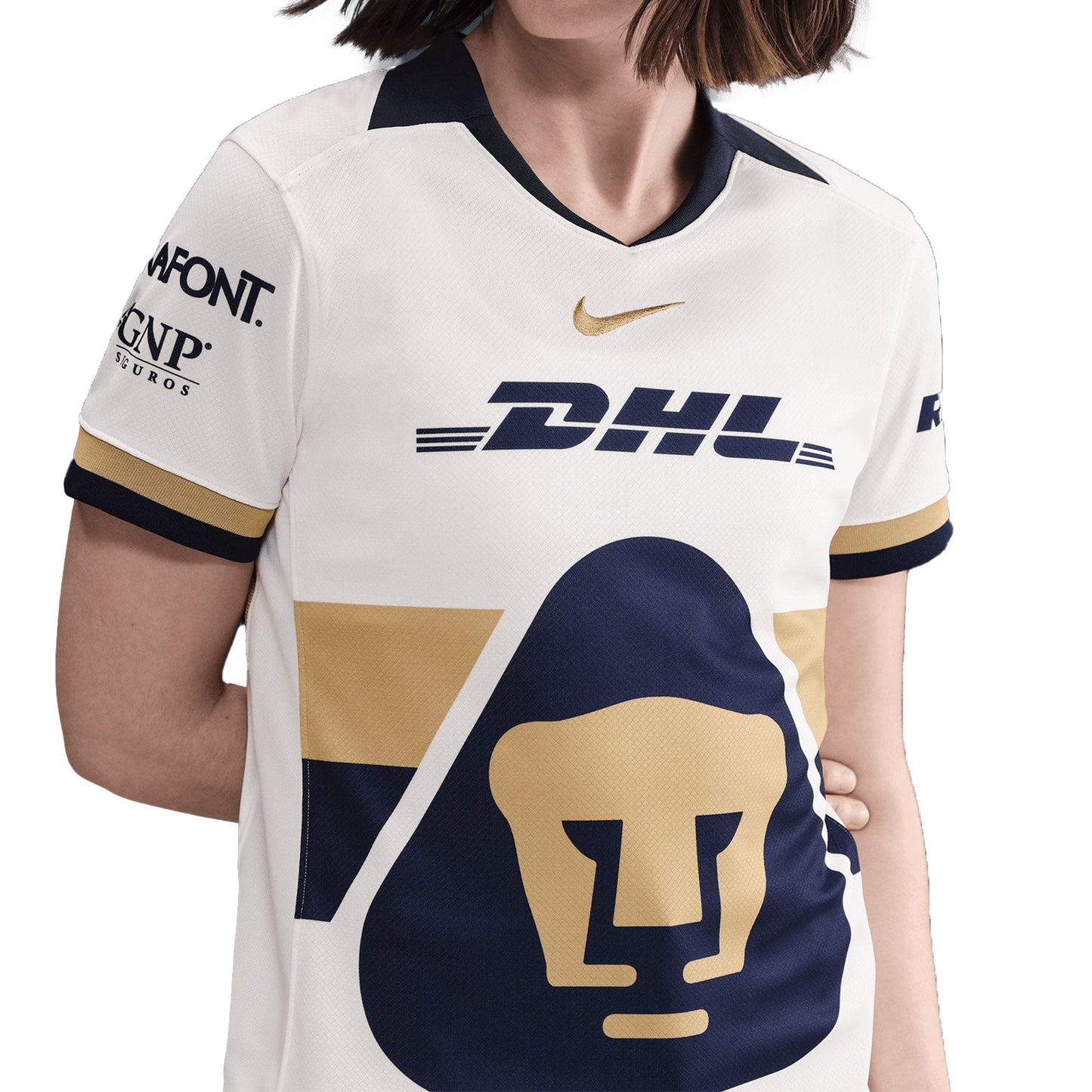 Nike Women's Pumas UNAM 2025/26 Home Jersey White/Navy/Gold