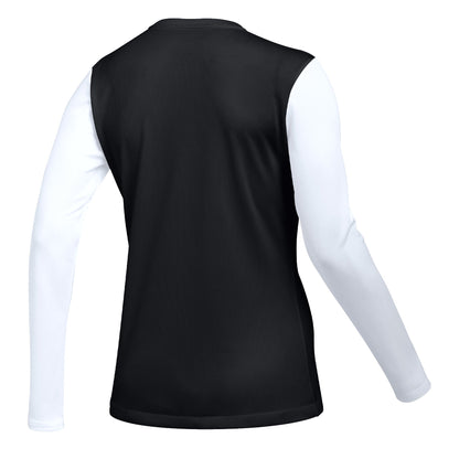Nike Women's Tiempo Premier II Long Sleeve Jersey Black/White