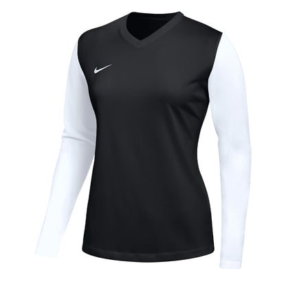 Nike Women's Tiempo Premier II Long Sleeve Jersey Black/White