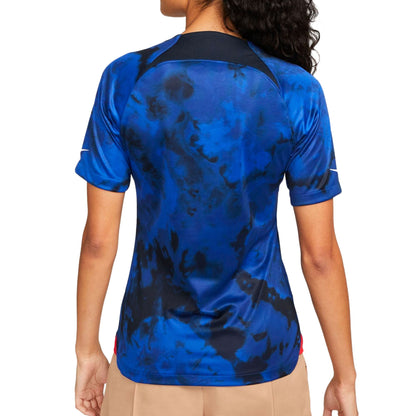 Nike Women's USA 2022/23 Away Jersey W/Stars Bright Blue/Dark Obsidian