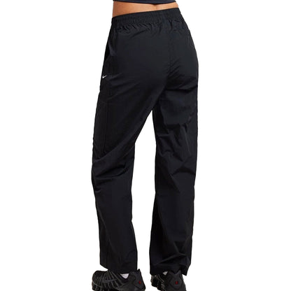 Nike Women's Windrunner High-Waisted Woven Open-Hem Pants Black