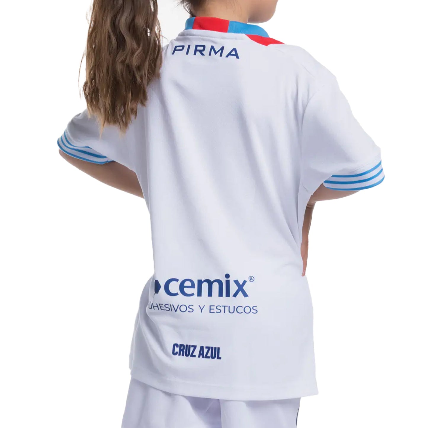 Pirma Kids Cruz Azul 2024/25 Authentic Away Jersey White/Blue