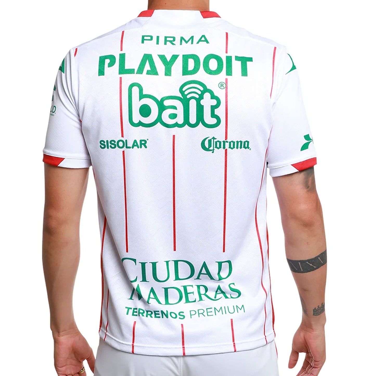 Pirma Men's Necaxa Home Jersey White/Red/Green