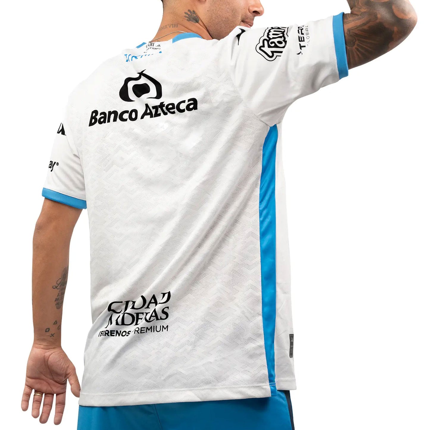 Pirma Men's Puebla 2025/26 Home Jersey White/Black/Blue