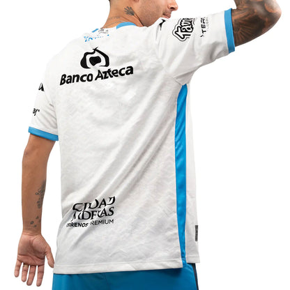 Pirma Men's Puebla 2025/26 Home Jersey White/Black/Blue