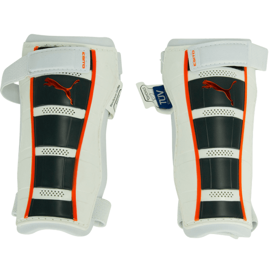 PUMA Esito Shin Guards White/Orange