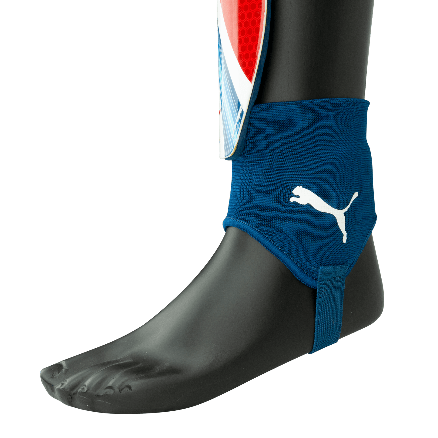 PUMA EvoSpeed 3 Shin Guards White/Ribbon Red