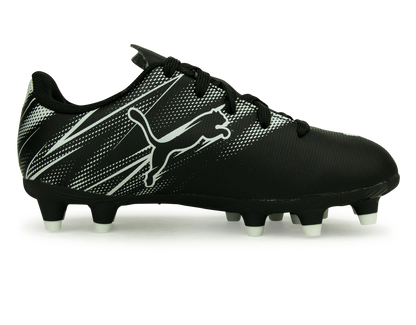 PUMA Kids Attacanto FG/AG Black/White