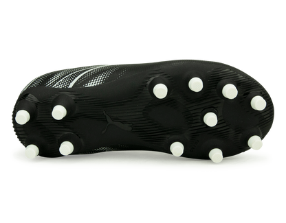 PUMA Kids Attacanto FG/AG Black/White