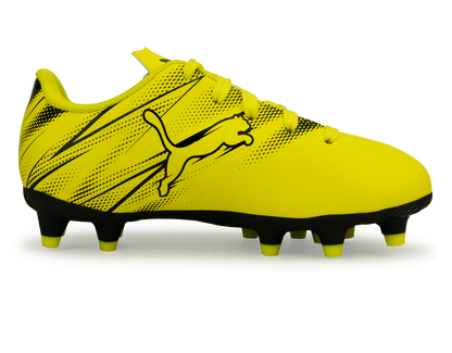 PUMA Kids Attacanto  FG/AG Yellow/Black