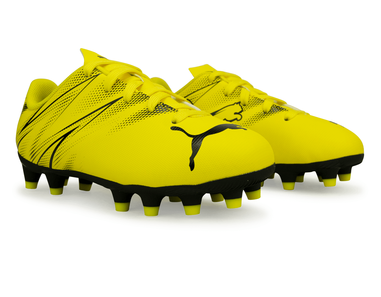 PUMA Kids Attacanto  FG/AG Yellow/Black