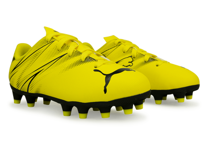 PUMA Kids Attacanto  FG/AG Yellow/Black