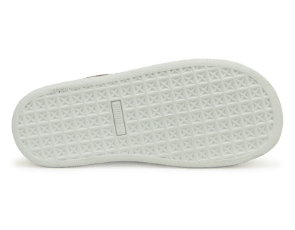 PUMA Kids Basket Met Emboss Rose/White