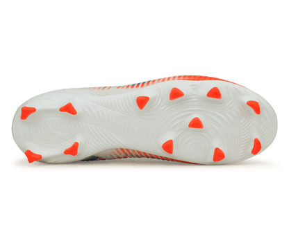 PUMA Kids Future 8 Match FG/AG White/Black/Glowing Red
