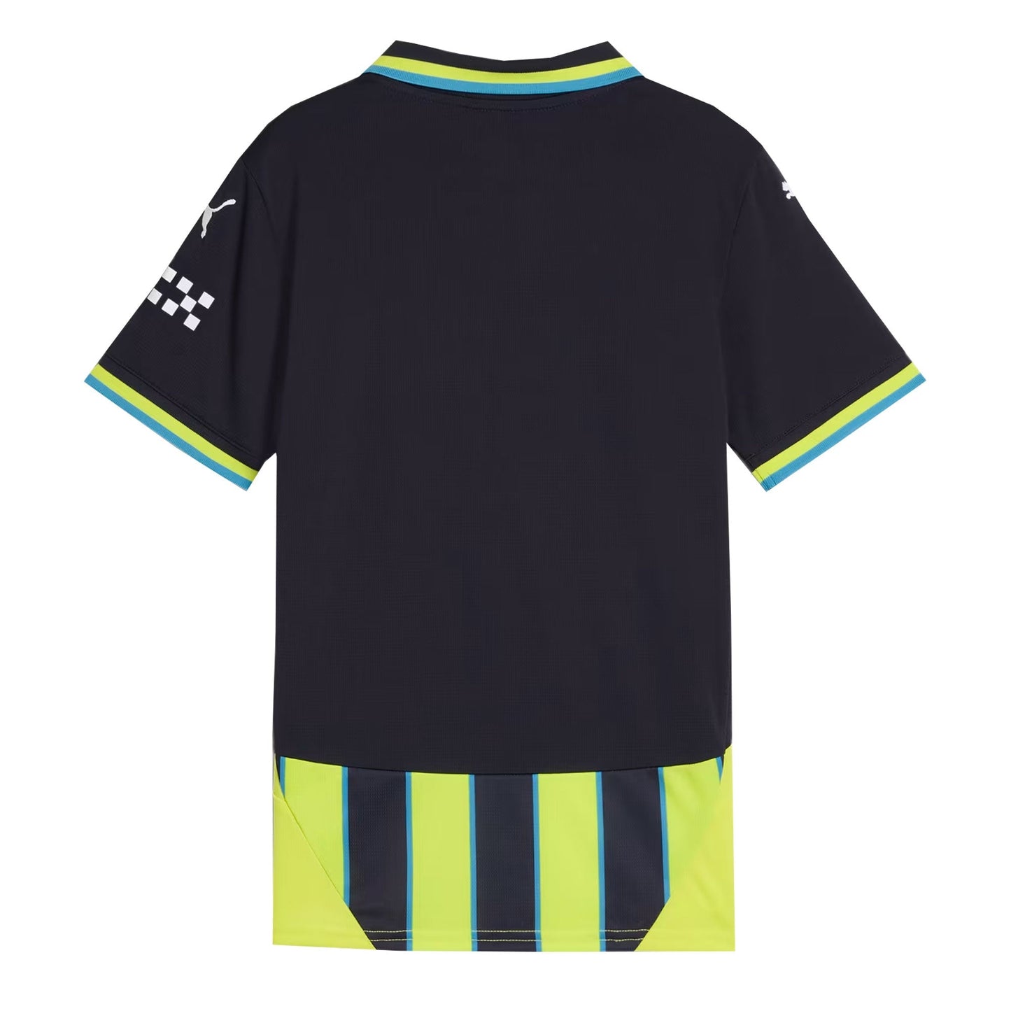 PUMA Kids Manchester City 2024/25 Away Jersey Yellow Glow/Navy