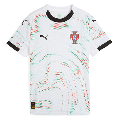 PUMA Kids Portugal 2025/26 Away Jersey White/Green/Red