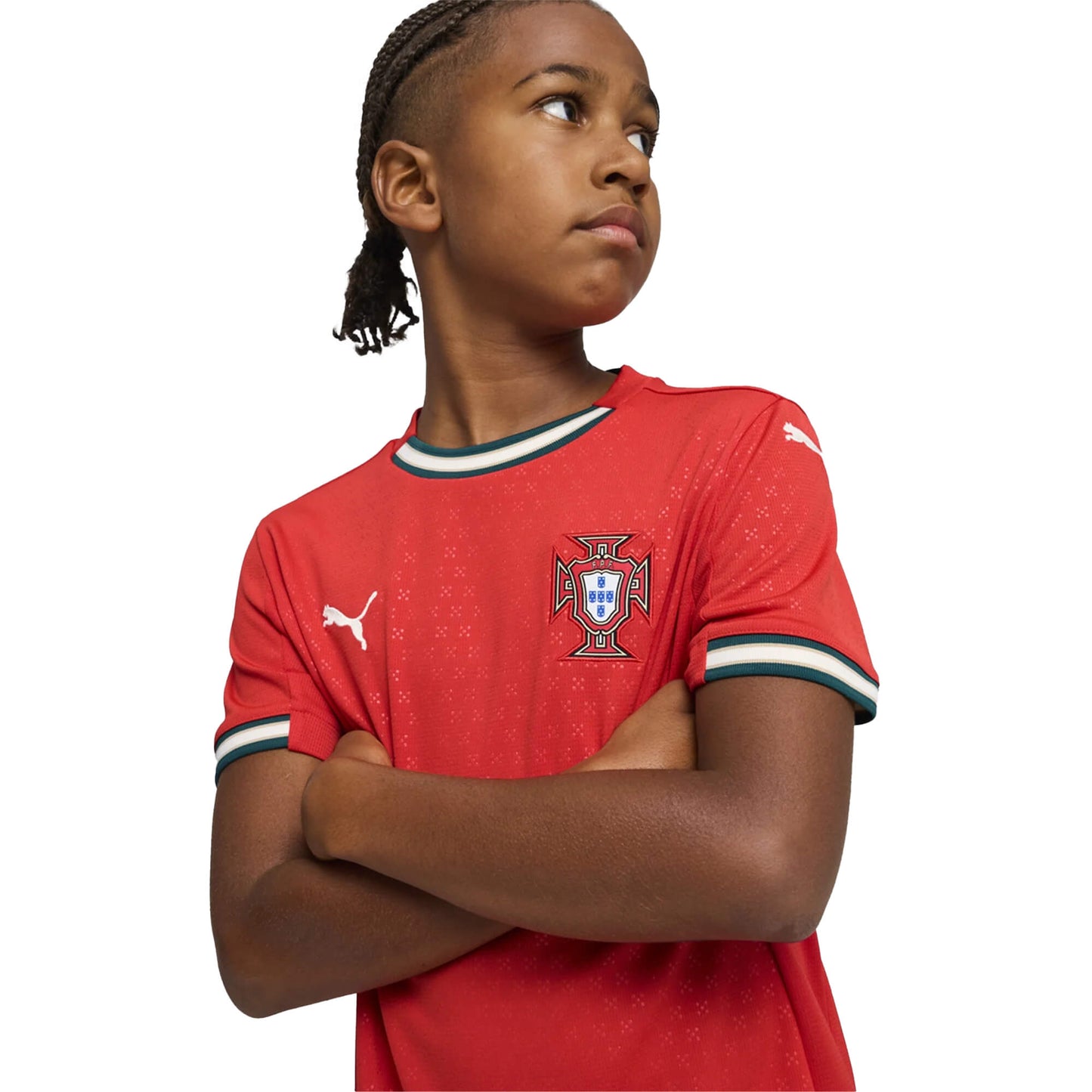 PUMA Kids Portugal 2025/26 Home Jersey Red