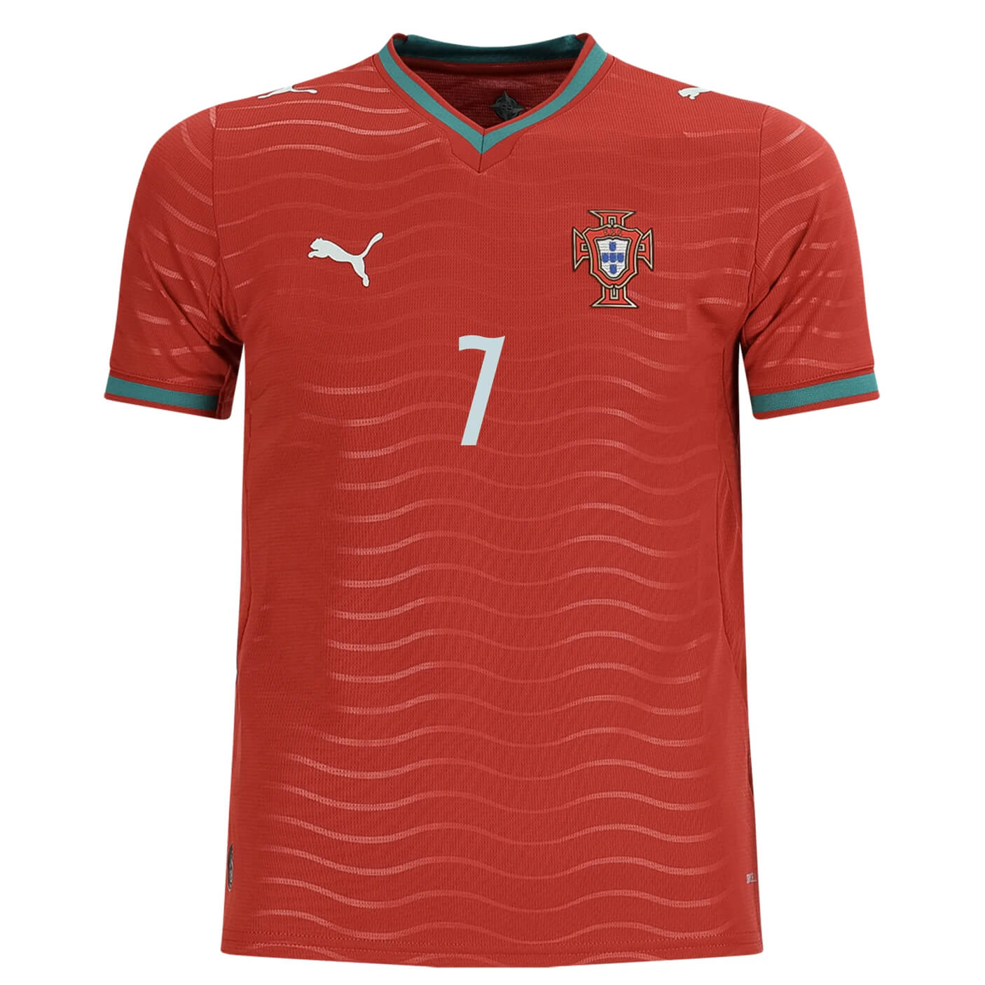 PUMA Kids Portugal World Cup 2026 Home Jersey w/ Ronaldo #7 Printing