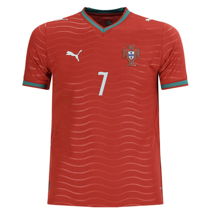 PUMA Kids Portugal World Cup 2026 Home Jersey w/ Ronaldo #7 Printing